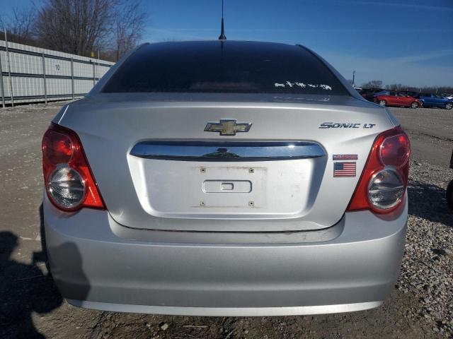 1G1JC5SB5E4233436 - 2014 CHEVROLET SONIC LT SILVER photo 6