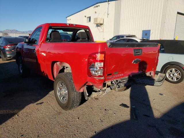 1GCPCSEA8AZ294196 - 2010 CHEVROLET SILVERADO C1500 LT RED photo 2