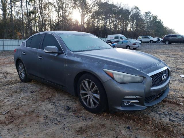 JN1BV7AP6FM339025 - 2015 INFINITI Q50 BASE GRAY photo 4