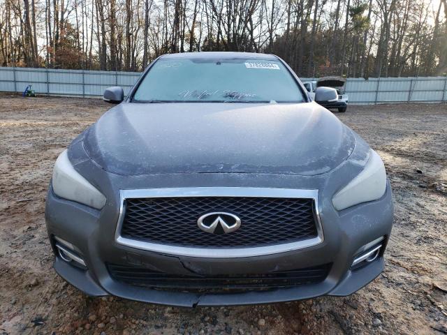 JN1BV7AP6FM339025 - 2015 INFINITI Q50 BASE GRAY photo 5