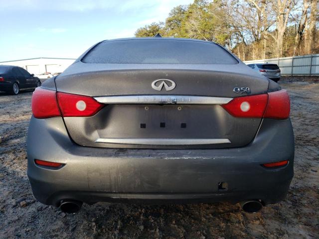 JN1BV7AP6FM339025 - 2015 INFINITI Q50 BASE GRAY photo 6