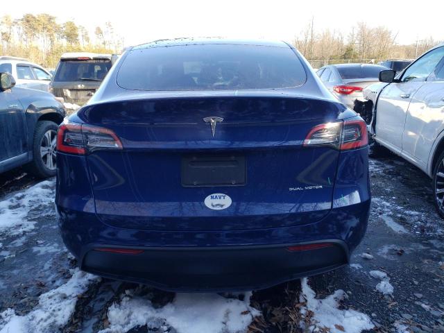 5YJYGDEE1MF121122 - 2021 TESLA MODEL Y GRAY photo 6