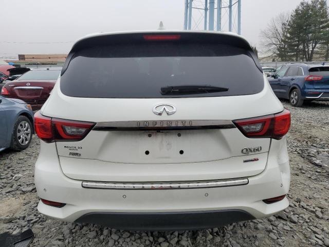 5N1DL0MM4LC531612 - 2020 INFINITI QX60 LUXE WHITE photo 6
