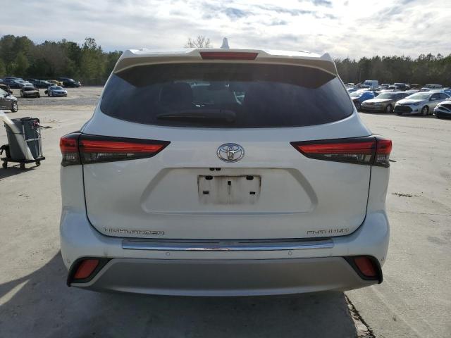 5TDFZRAH0LS014152 - 2020 TOYOTA HIGHLANDER PLATINUM WHITE photo 6