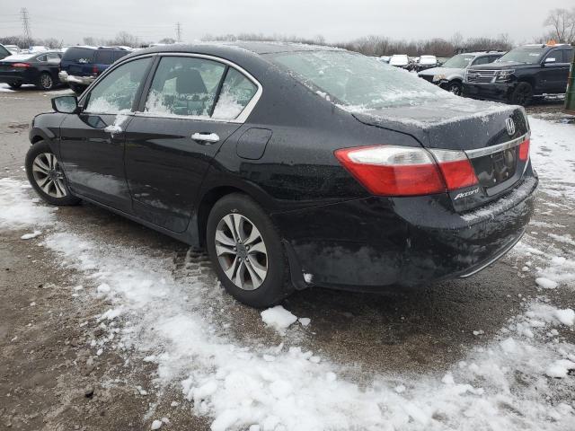 1HGCR2F34DA255462 - 2013 HONDA ACCORD LX BLACK photo 2