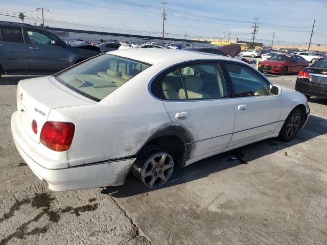 JT8BD69S410133557 - 2001 LEXUS GS 300 WHITE photo 3