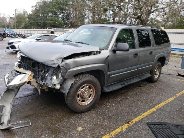 3GNGK26U51G179588 - 2001 CHEVROLET SUBURBAN K2500 GRAY photo 1