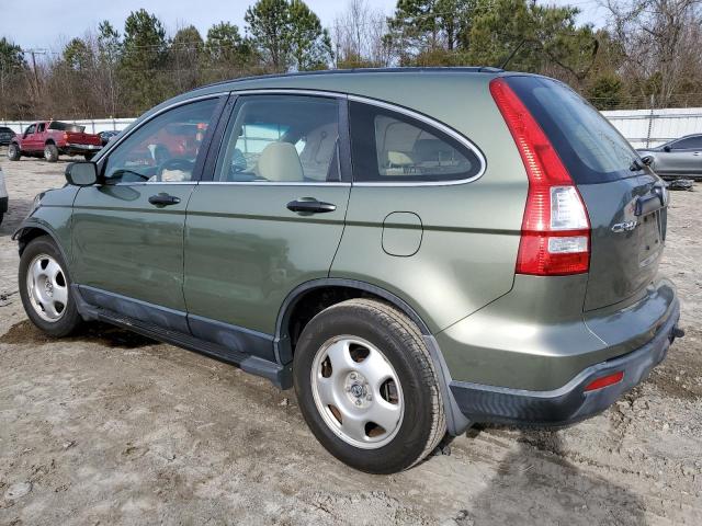 JHLRE38317C006586 - 2007 HONDA CR-V LX GREEN photo 2