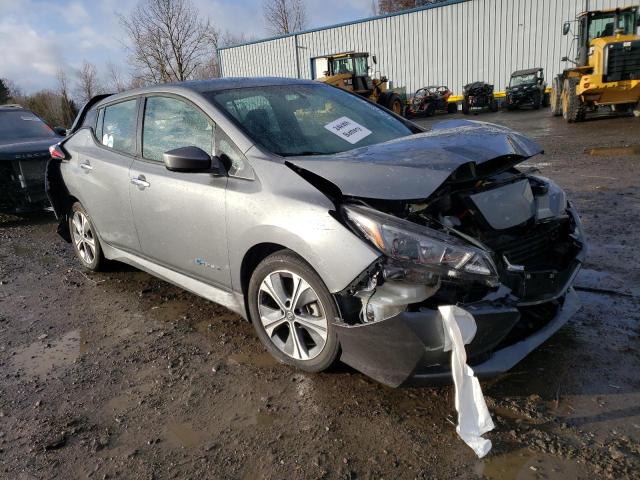 1N4AZ1CP3JC311386 - 2018 NISSAN LEAF S GRAY photo 4