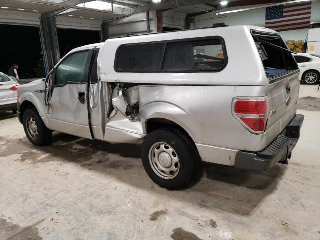 1FTMF1CM7DFC50276 - 2013 FORD F150 SILVER photo 2