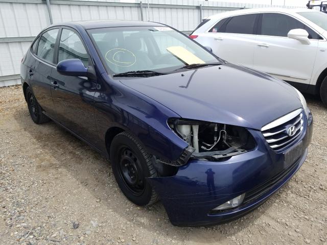 KMHDU4AD3AU099076 - 2010 HYUNDAI ELANTRA BLUE  photo 1