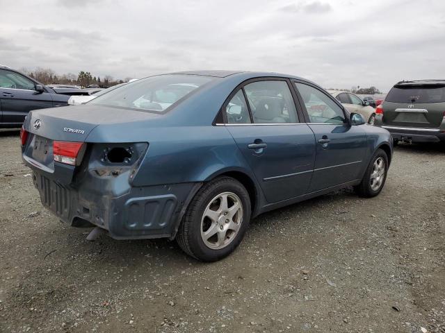 KMHEU46C16A119158 - 2006 HYUNDAI SONATA GLS BLUE photo 3