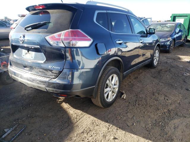 5N1AT2MV5FC828111 - 2015 NISSAN ROGUE S BLUE photo 3