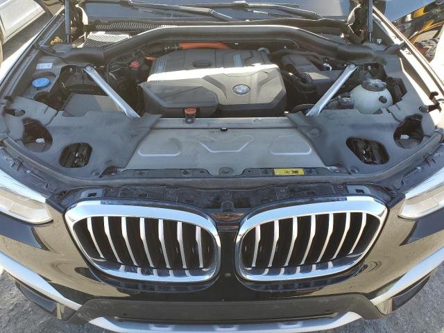 5UXTS1C05M9F30766 - 2021 BMW X3 XDRIVE30E BLACK photo 12