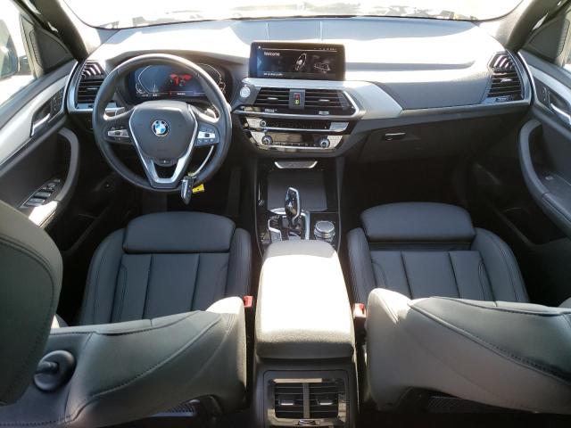 5UXTS1C05M9F30766 - 2021 BMW X3 XDRIVE30E BLACK photo 8