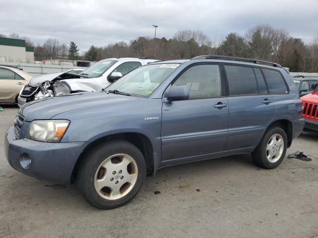 JTEEP21A460153859 - 2006 TOYOTA HIGHLANDER LIMITED BLUE photo 1