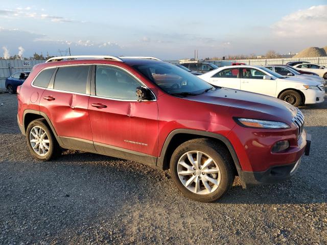 1C4PJMDB5GW267088 - 2016 JEEP CHEROKEE LIMITED RED photo 4