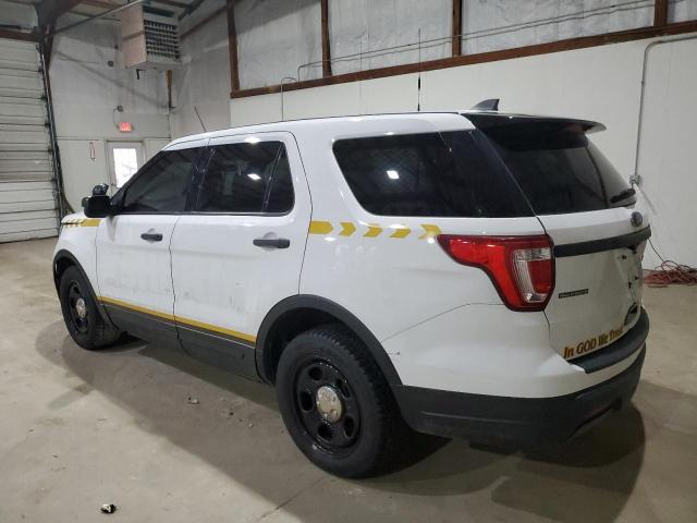 1FM5K8AR4KGB28131 - 2019 FORD EXPLORER POLICE INTERCEPTOR WHITE photo 2