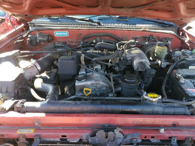 4TASM92N7YZ662381 - 2000 TOYOTA TACOMA XTRACAB PRERUNNER წითელი ფოტო 11