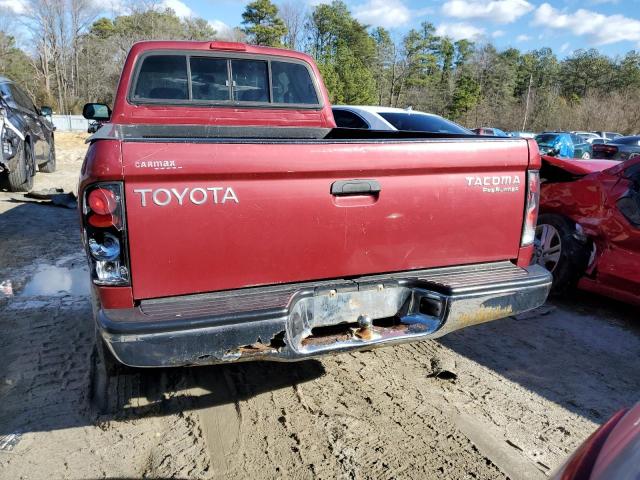 4TASM92N7YZ662381 - 2000 TOYOTA TACOMA XTRACAB PRERUNNER RED photo 6