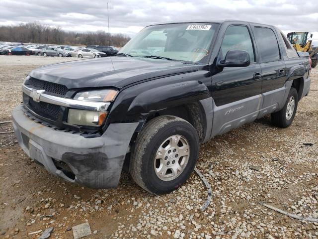 3GNEC13T93G175766 - 2003 CHEVROLET AVALANCHE C1500 BLACK photo 2