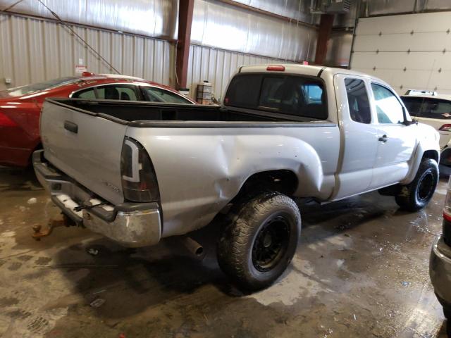 5TFUU4ENXBX012250 - 2011 TOYOTA TACOMA ACCESS CAB ვერცხლისფერი ფოტო 3