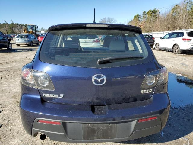 JM1BK343981138201 - 2008 MAZDA 3 HATCHBACK BLUE photo 6