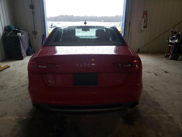 WAUHGAFC1FN034155 - 2015 AUDI A6 PRESTIGE წითელი ფოტო 6