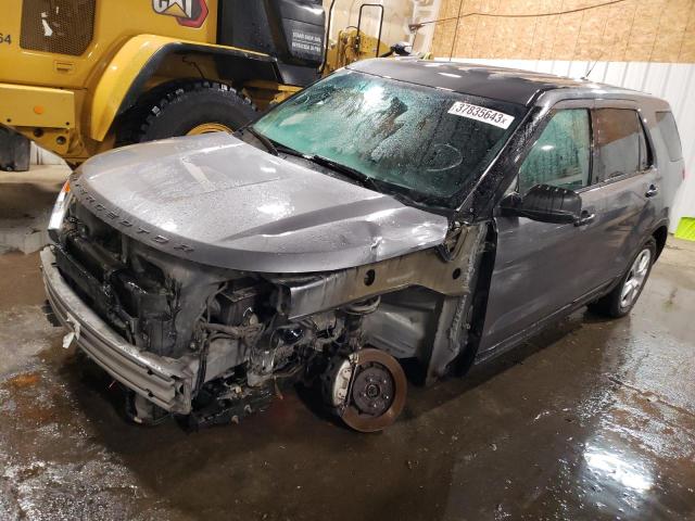 1FM5K8AT8EGC61023 - 2014 FORD EXPLORER POLICE INTERCEPTOR GRAY photo 1