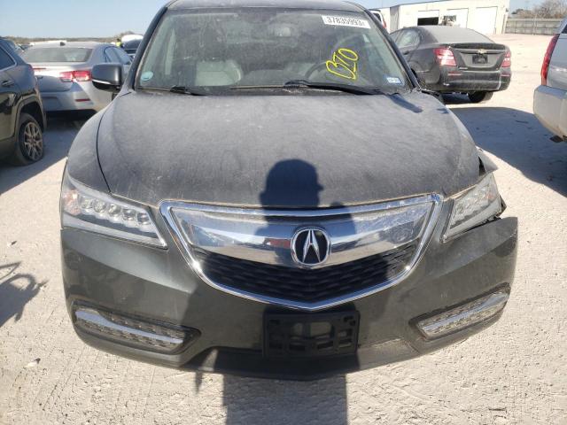 5FRYD3H60EB016305 - 2014 ACURA MDX TECHNOLOGY GRAY photo 12