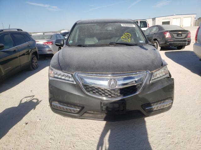 5FRYD3H60EB016305 - 2014 ACURA MDX TECHNOLOGY GRAY photo 5