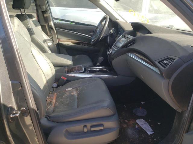 5FRYD3H60EB016305 - 2014 ACURA MDX TECHNOLOGY GRAY photo 7