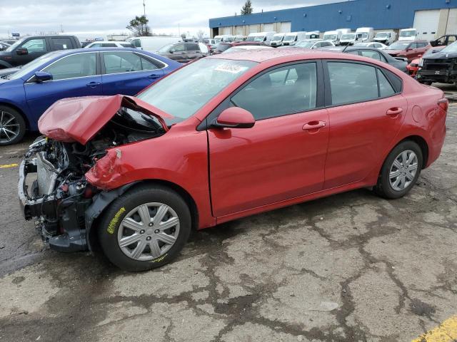 3KPA24AD8ME429875 - 2021 KIA RIO LX RED photo 1