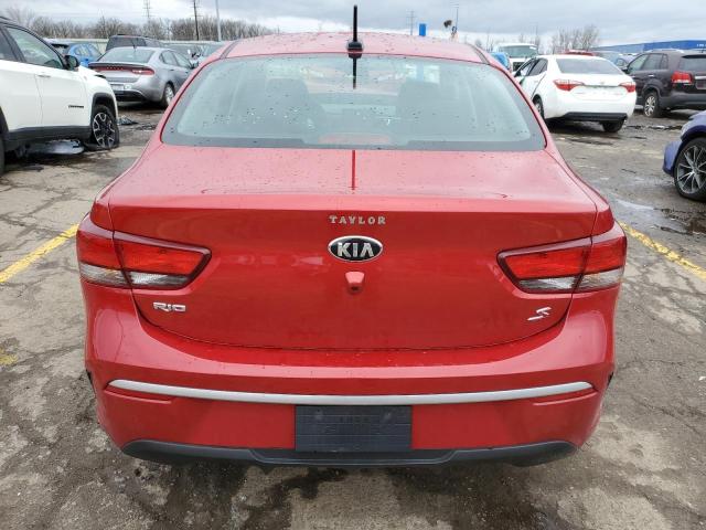 3KPA24AD8ME429875 - 2021 KIA RIO LX RED photo 6