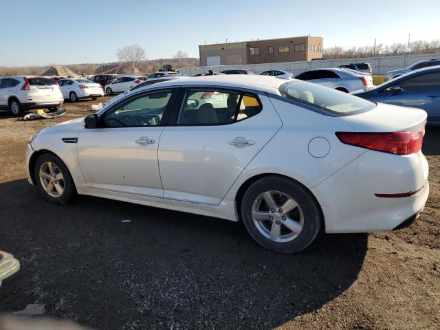 5XXGM4A75FG356490 - 2015 KIA OPTIMA LX WHITE photo 2