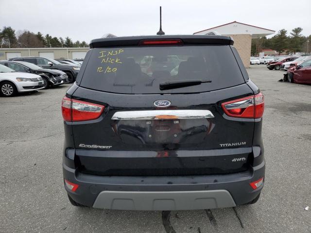 MAJ6S3KL5LC361441 - 2020 FORD ECOSPORT TITANIUM BLACK photo 6