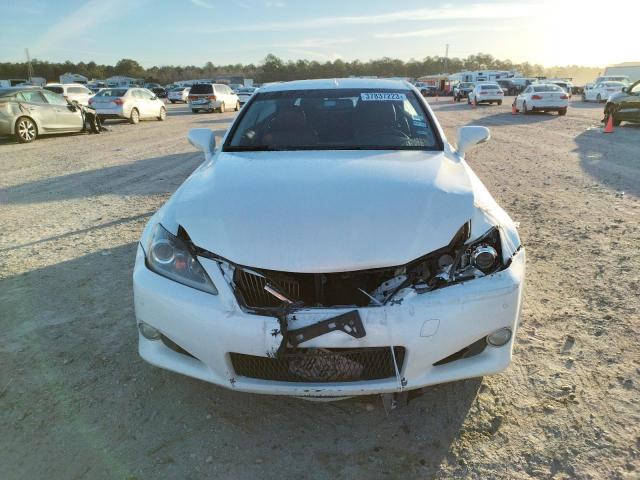 JTHFF2C24C2522171 - 2012 LEXUS IS 250 WHITE photo 5