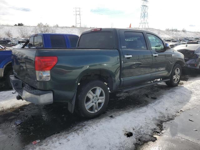 5TBEV58177S463304 - 2007 TOYOTA TUNDRA CREWMAX LIMITED GREEN photo 3