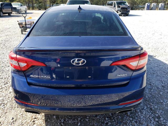 5NPE34AF6GH330469 - 2016 HYUNDAI SONATA SPORT BLUE photo 6