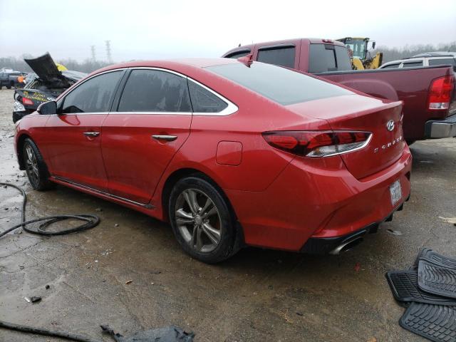 5NPE34AF6KH800377 - 2019 HYUNDAI SONATA LIMITED RED photo 2