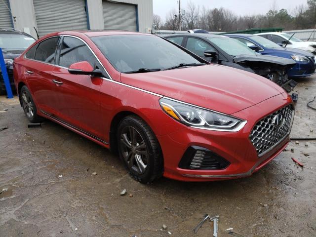 5NPE34AF6KH800377 - 2019 HYUNDAI SONATA LIMITED RED photo 4