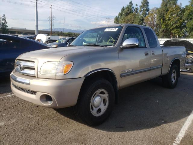 5TBRU34145S454376 - 2005 TOYOTA TUNDRA ACCESS CAB SR5 BEIGE photo 1