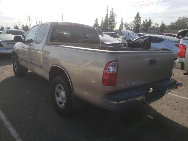 5TBRU34145S454376 - 2005 TOYOTA TUNDRA ACCESS CAB SR5 BEIGE photo 2
