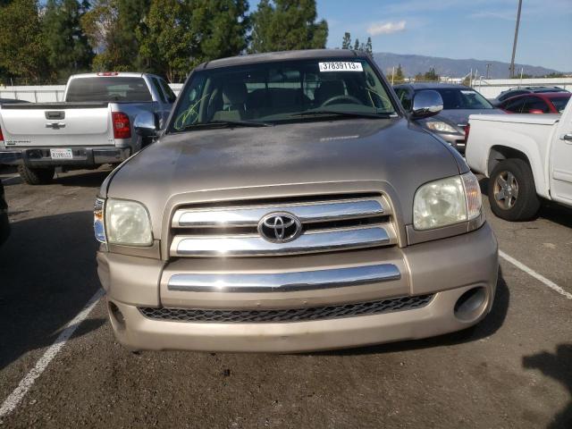 5TBRU34145S454376 - 2005 TOYOTA TUNDRA ACCESS CAB SR5 BEIGE photo 5