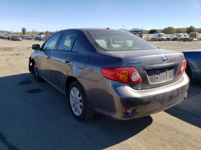 JTDBL40E79J045060 - 2009 TOYOTA COROLLA BASE GRAY photo 2