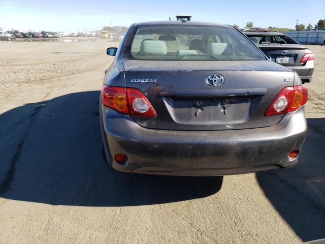 JTDBL40E79J045060 - 2009 TOYOTA COROLLA BASE GRAY photo 6