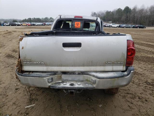 5TEUU42N86Z240038 - 2006 TOYOTA TACOMA ACCESS CAB ვერცხლისფერი ფოტო 6