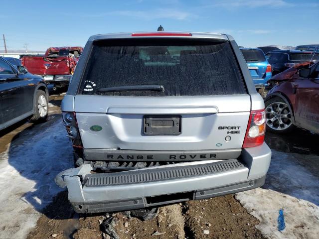 SALSK25438A120917 - 2008 LAND ROVER RANGE ROVE HSE SILVER photo 6