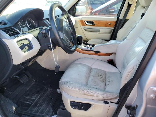 SALSK25438A120917 - 2008 LAND ROVER RANGE ROVE HSE SILVER photo 7