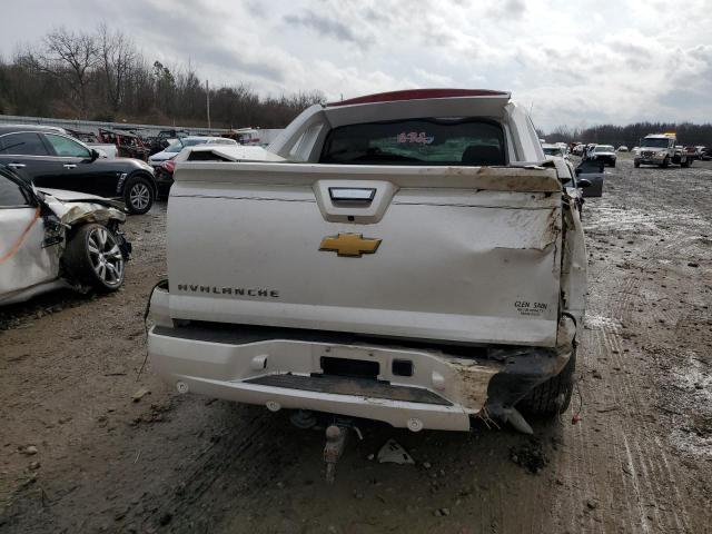 3GNTKGE79DG351133 - 2013 CHEVROLET AVALANCHE LTZ WHITE photo 6